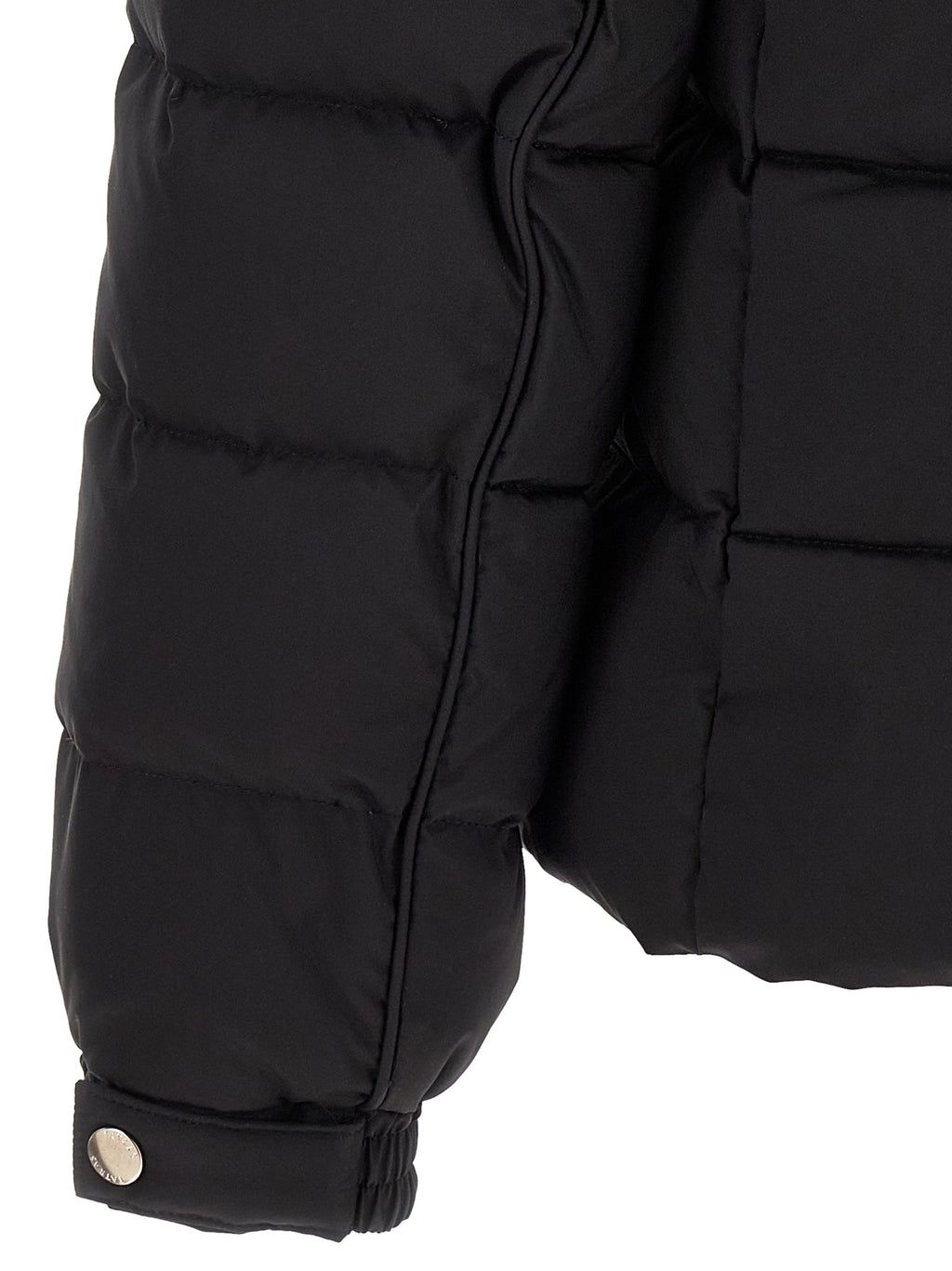 Tatras Black Nylon Full-Length Jacket