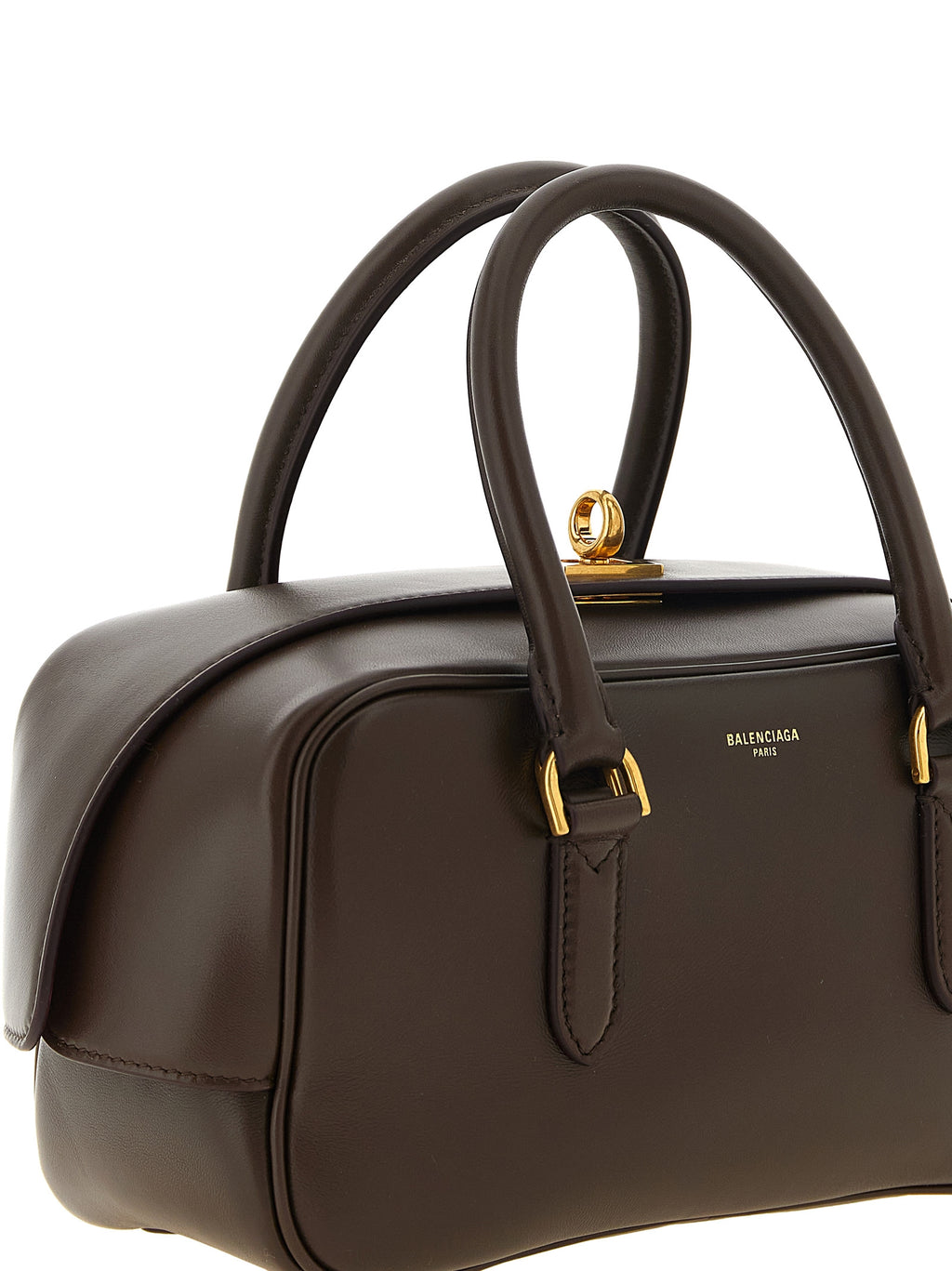 Balenciaga Brown Lamb Leather Handbag