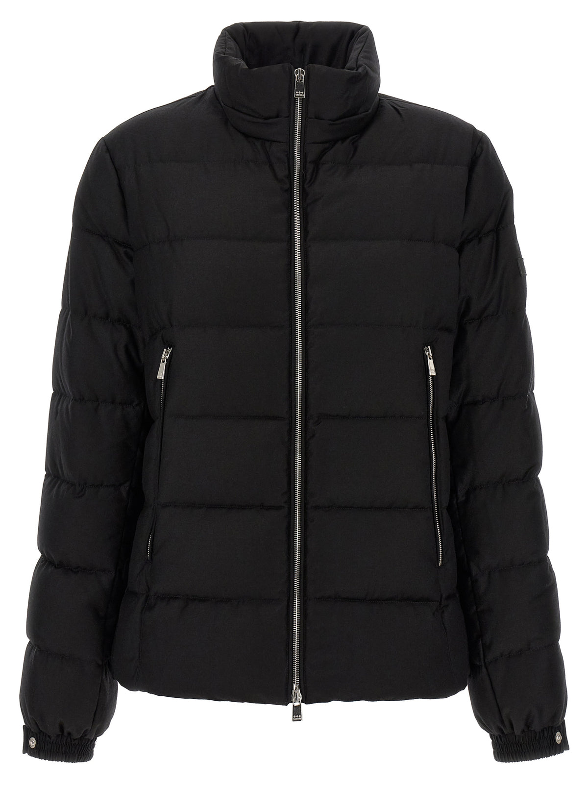 Tatras Black Wool Full-Length Jacket