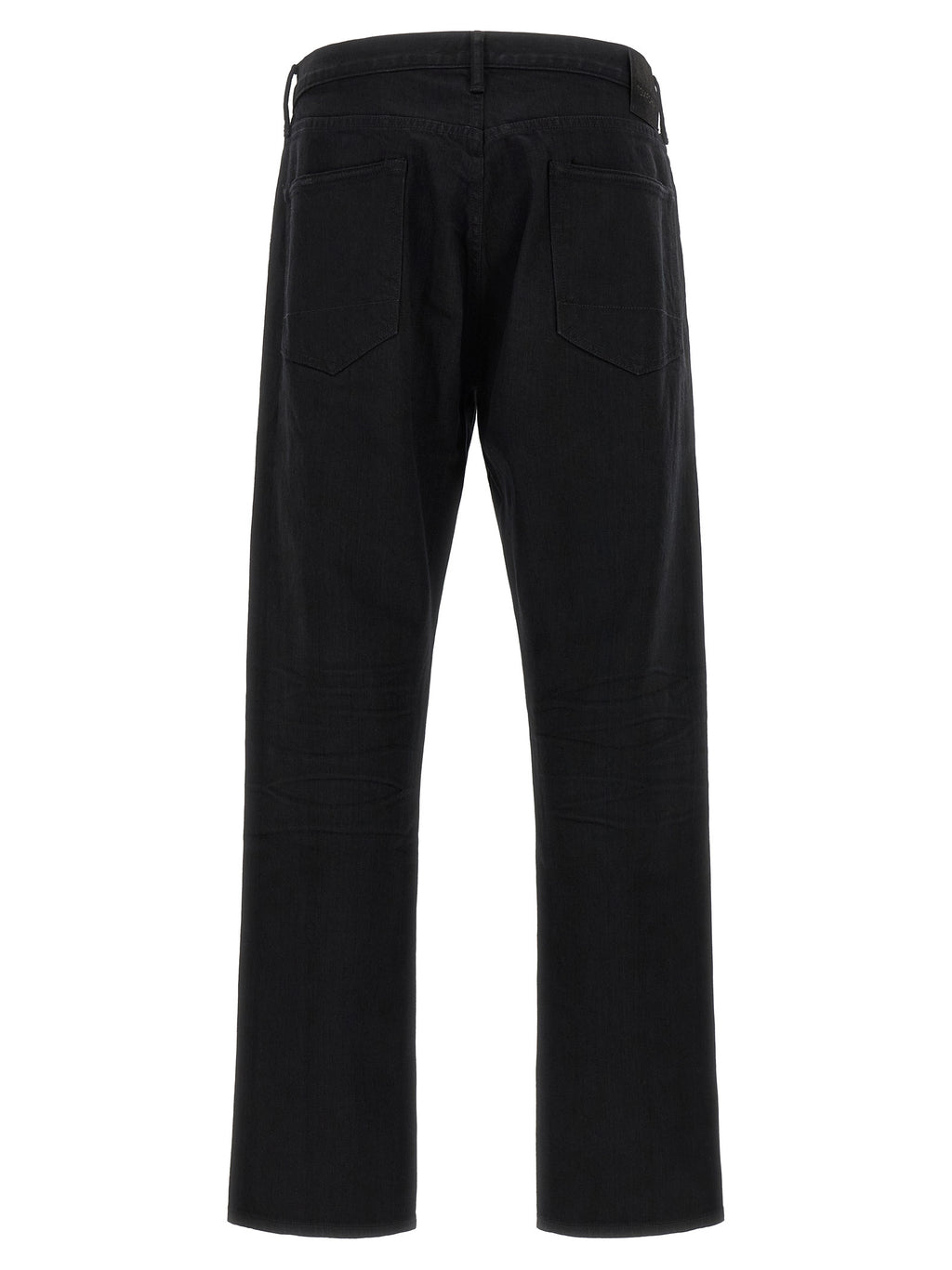 Tom Ford Black Cotton Straight-Leg Jeans