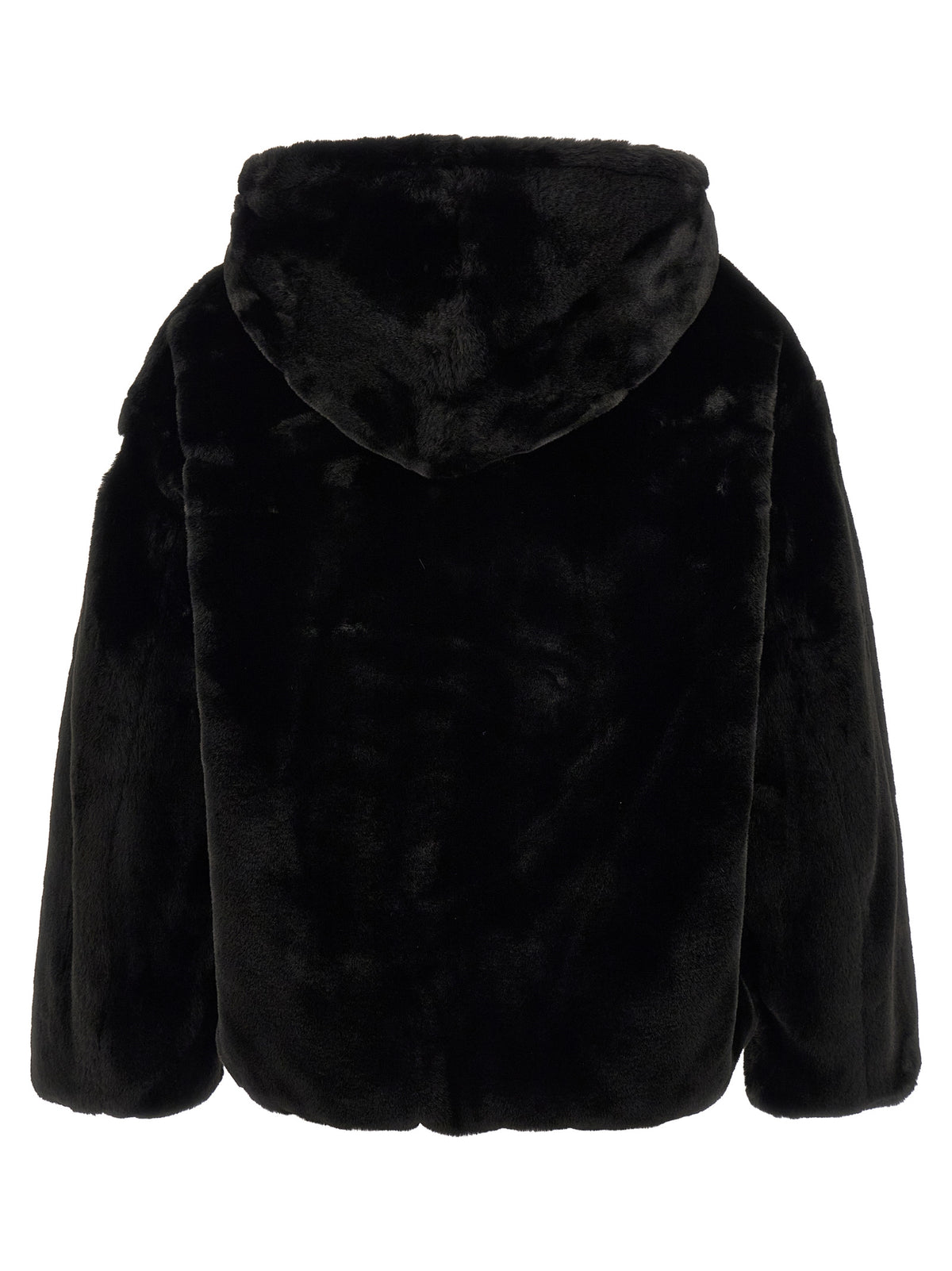 Tatras Black Polyester Full-Length Jacket