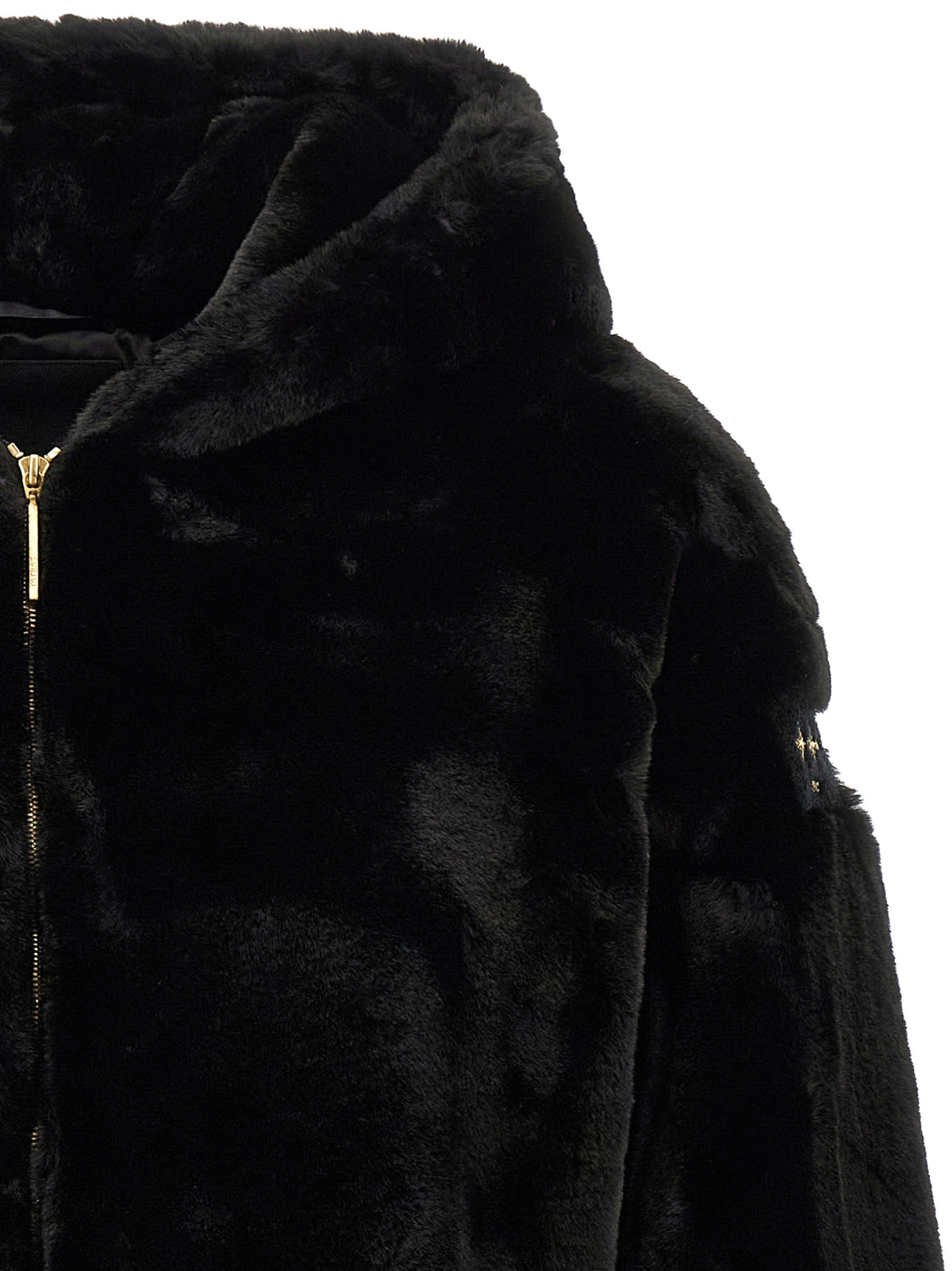 Tatras Black Polyester Full-Length Jacket