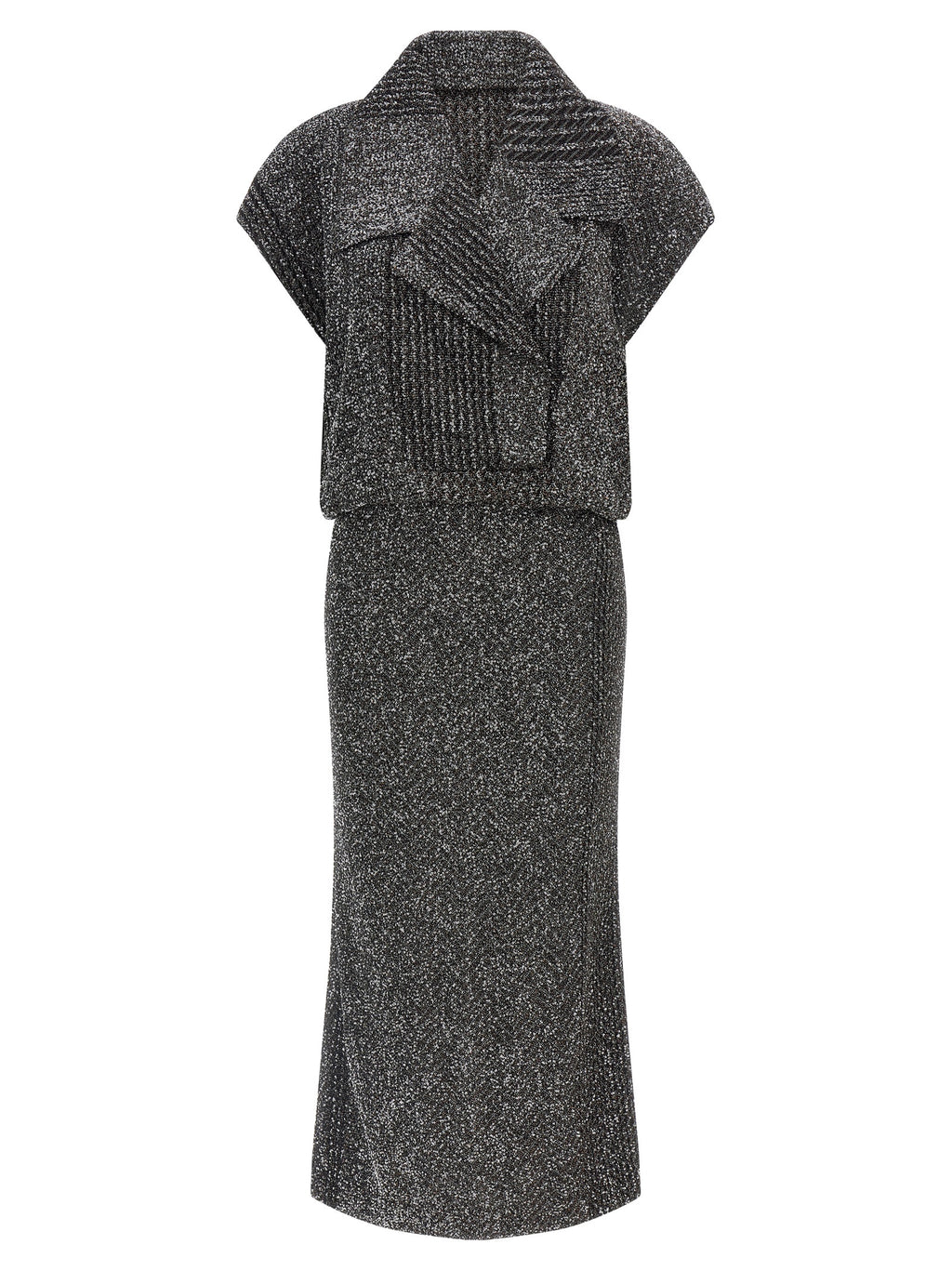 Missoni Gray Polyamide Midi Dress