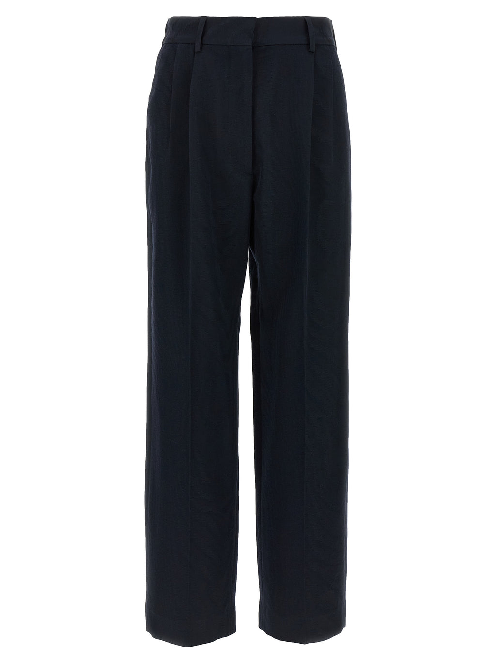 Blazé Milano Blue Viscose Casual Pants