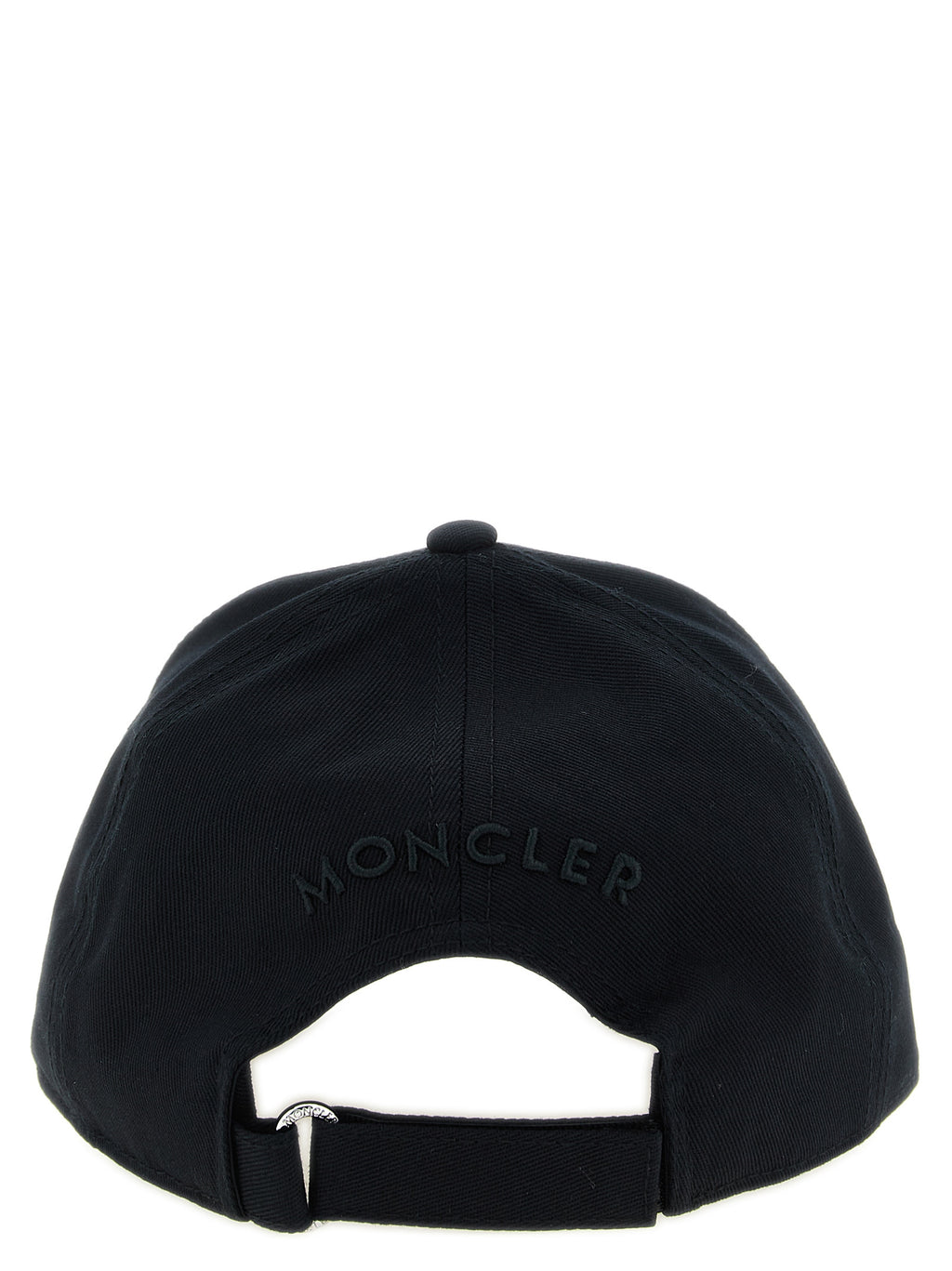 Moncler Black Cotton Cap (Baseball Hat)