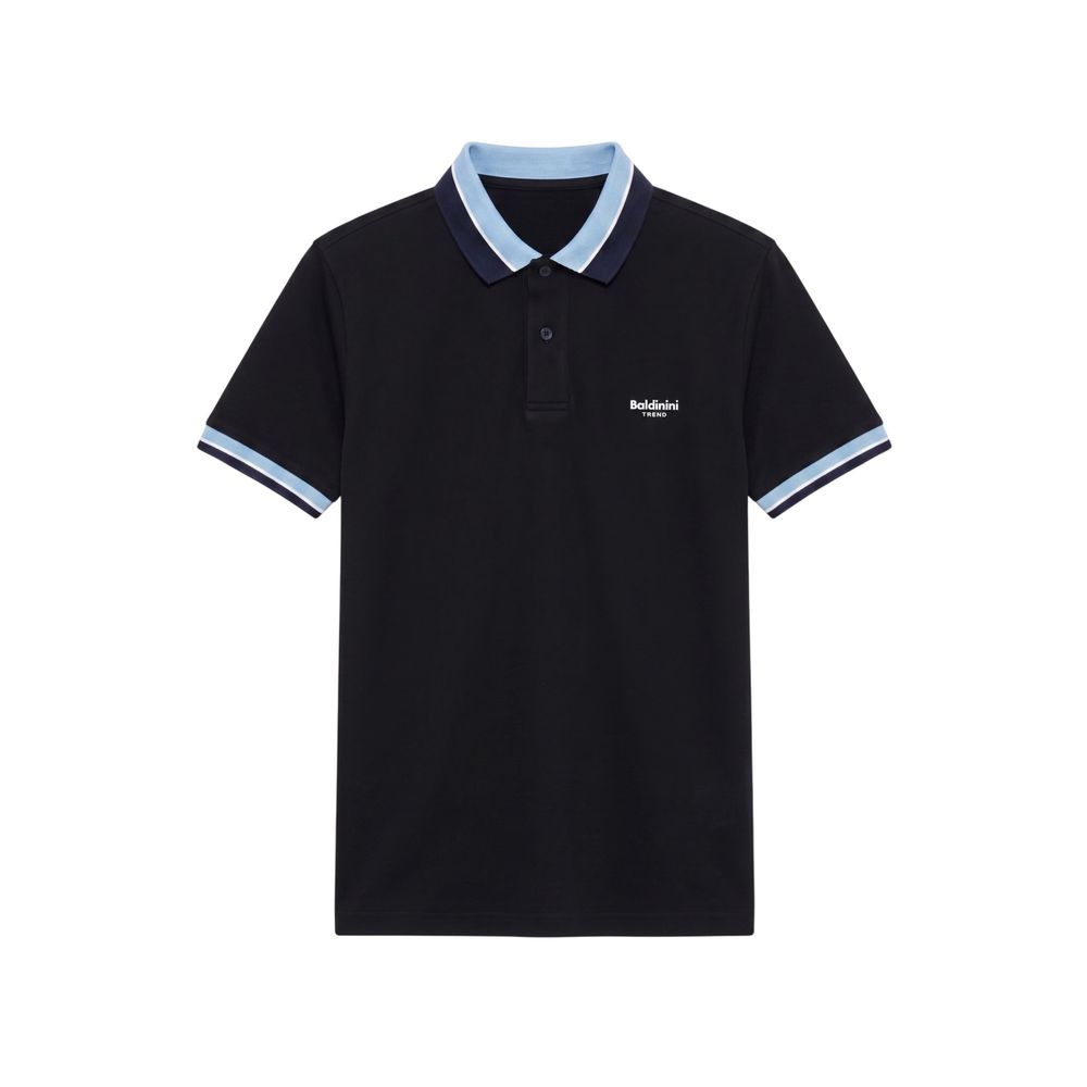 Baldinini Trend Blue Cotton Men Polo-Shirt