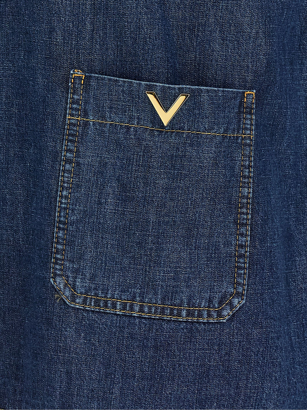Valentino Garavani Blue Cotton Blouse