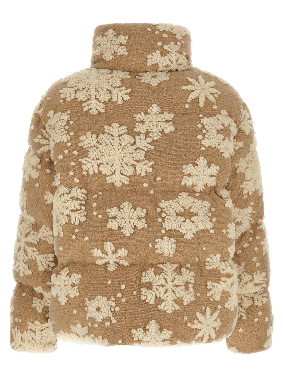 Herno Beige Polyester-Mantel in voller Länge