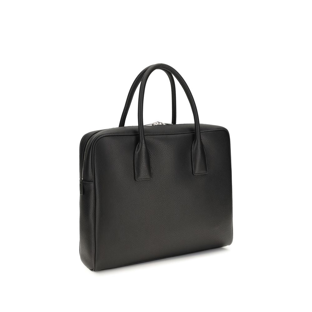 Saint Laurent Handtasche aus schwarzem Kalbsleder Bos Taurus