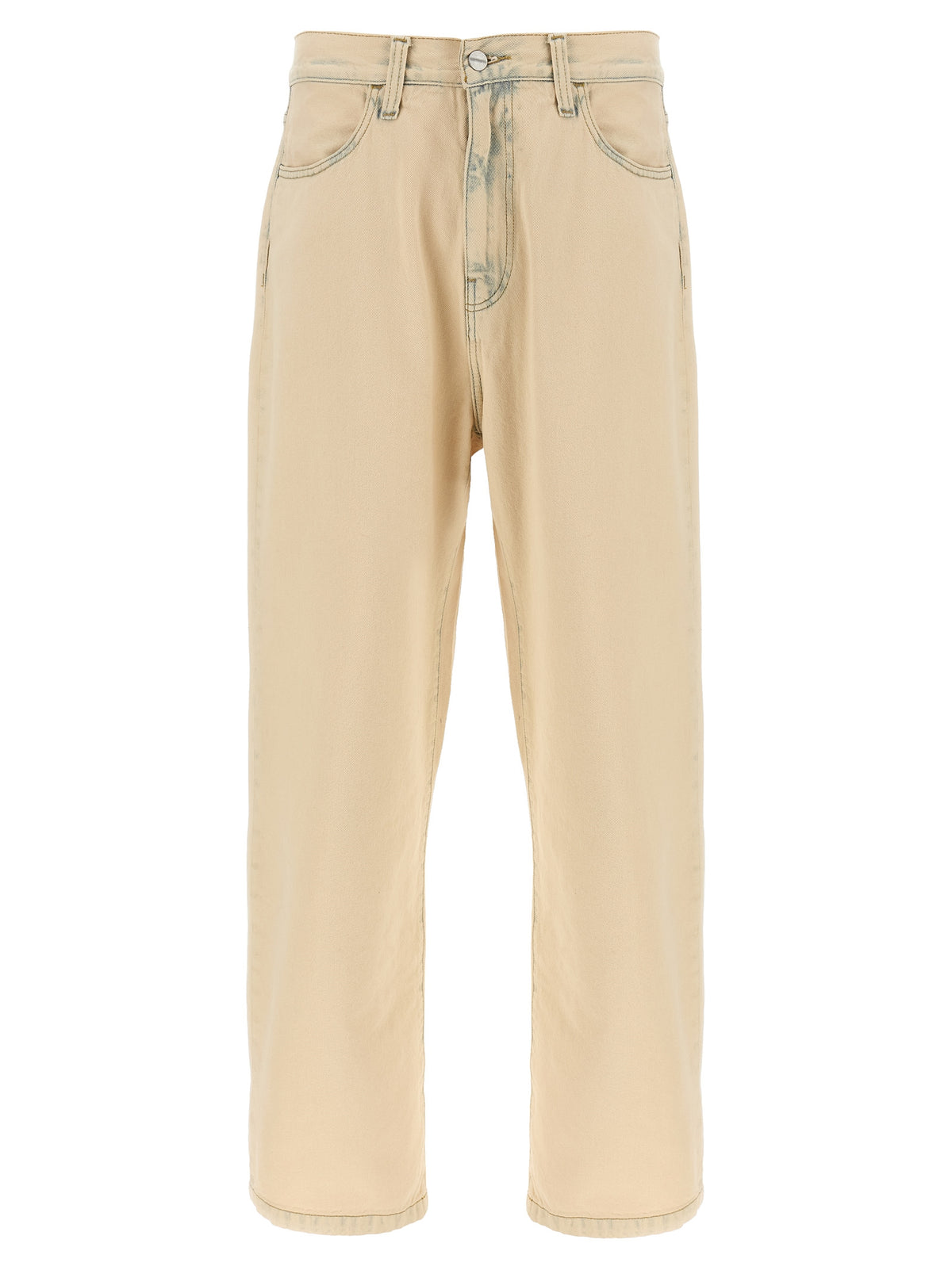Carhartt Wip Beige Cotton Straight-Leg Jeans