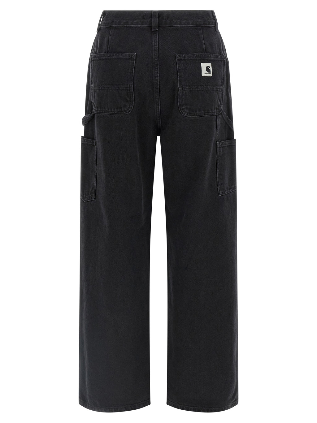 Carhartt Wip Black Cotton High-Waisted Jean