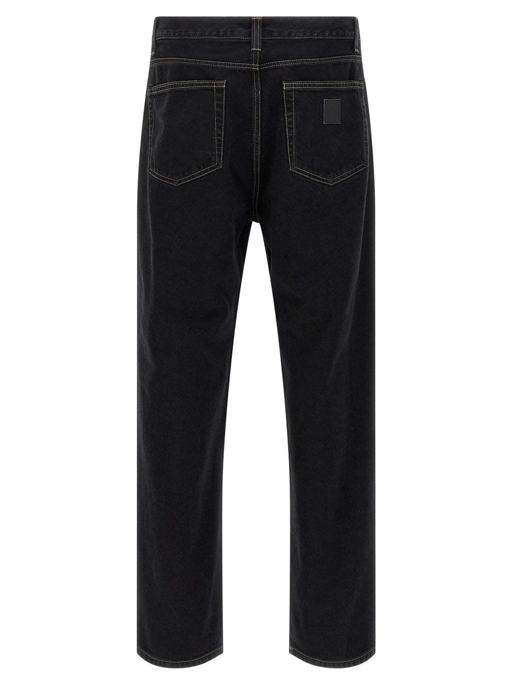 Carhartt Wip Black Cotton Tapered Jeans