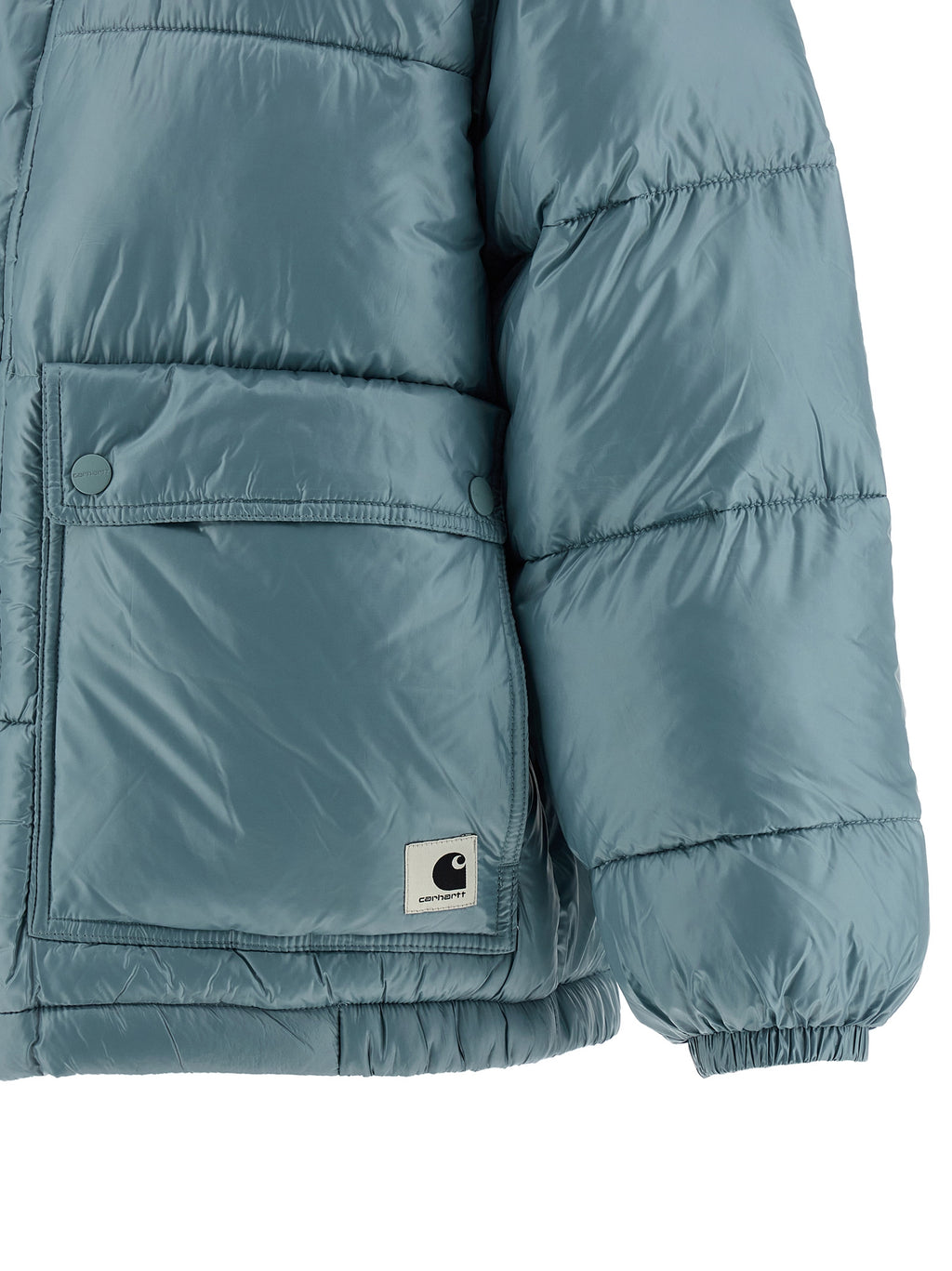 Carhartt Wip Blue Polyester Full-Length Jacket