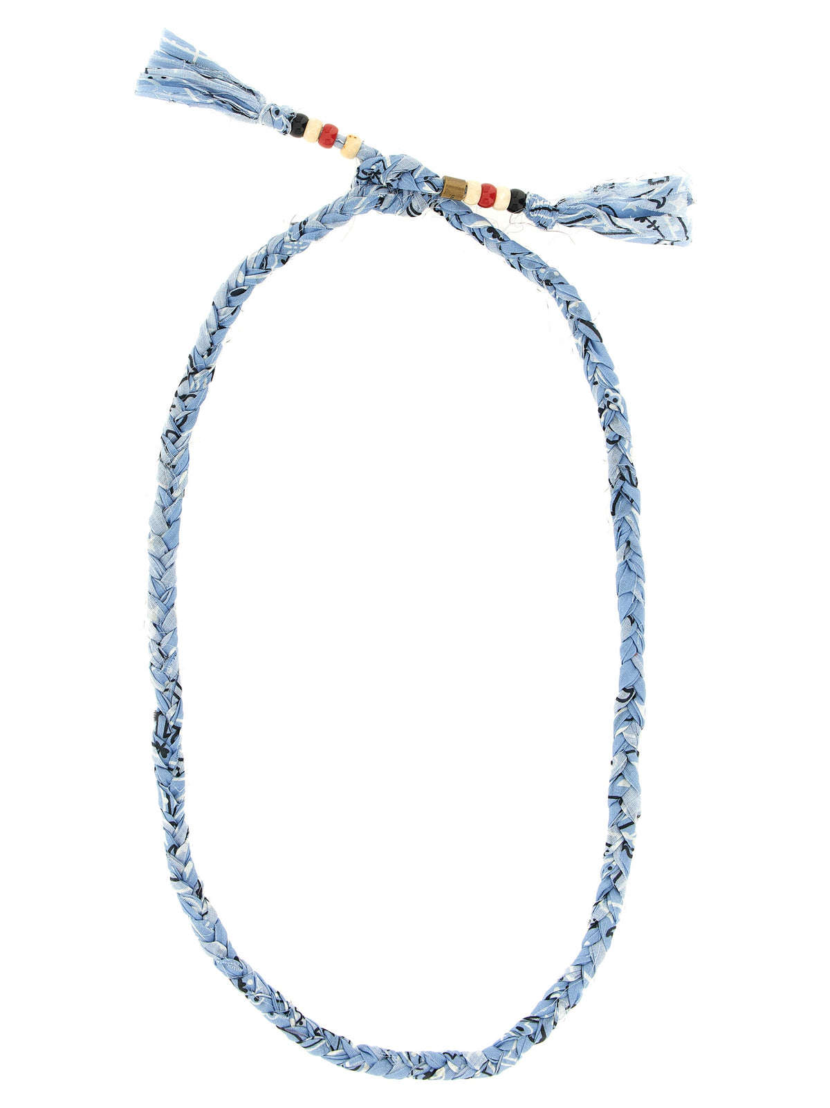 Alanui Blue Cotton Necklace