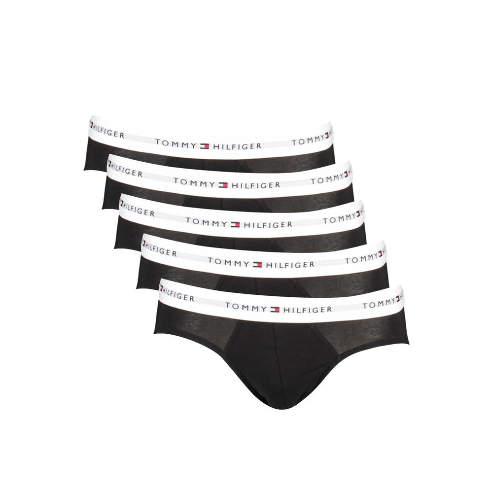 Tommy Hilfiger Black Cotton Men's Briefs