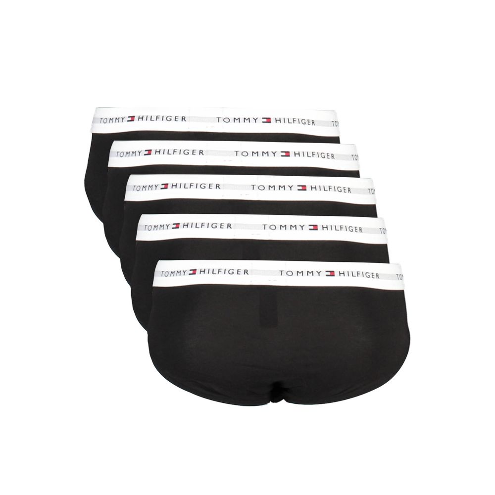 Tommy Hilfiger Black Cotton Men's Briefs