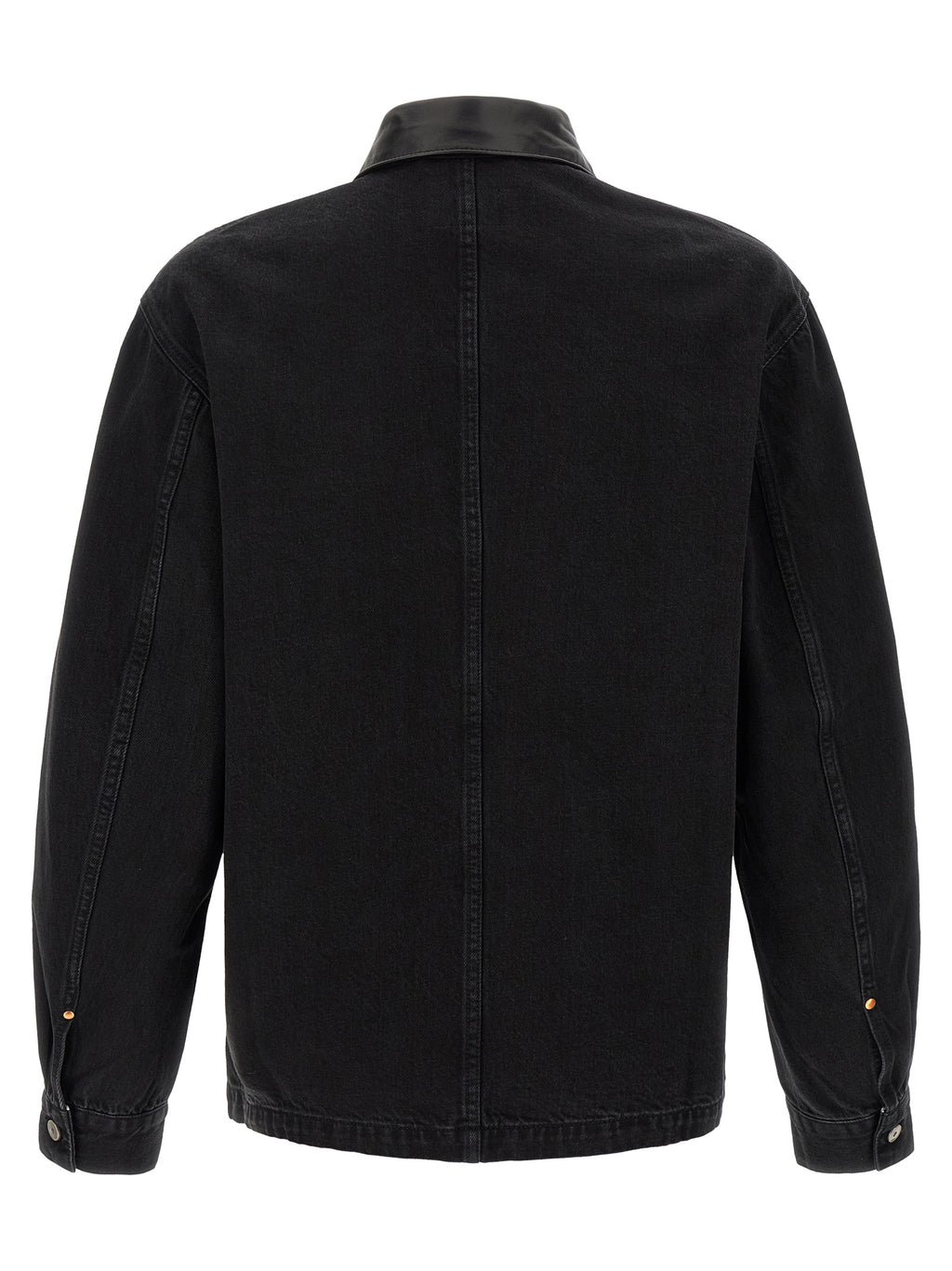 Lemaire Black Cotton Denim Jacket