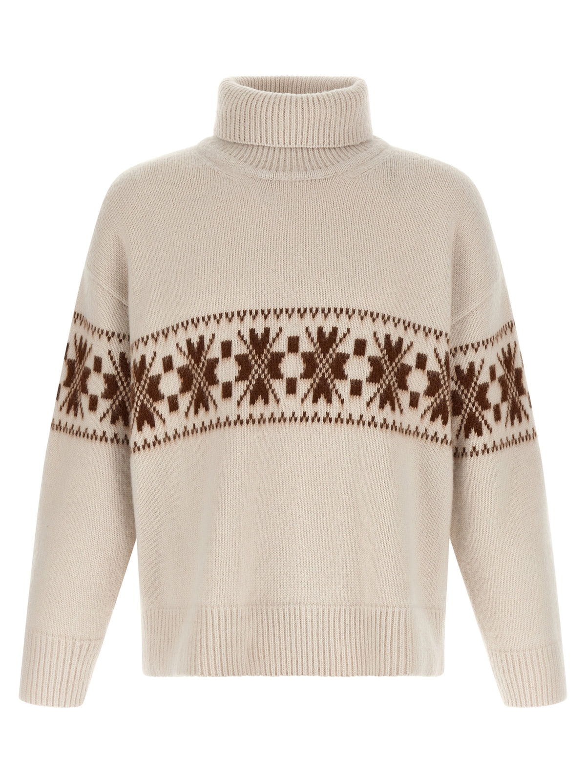Kiton White Wool Cardigan