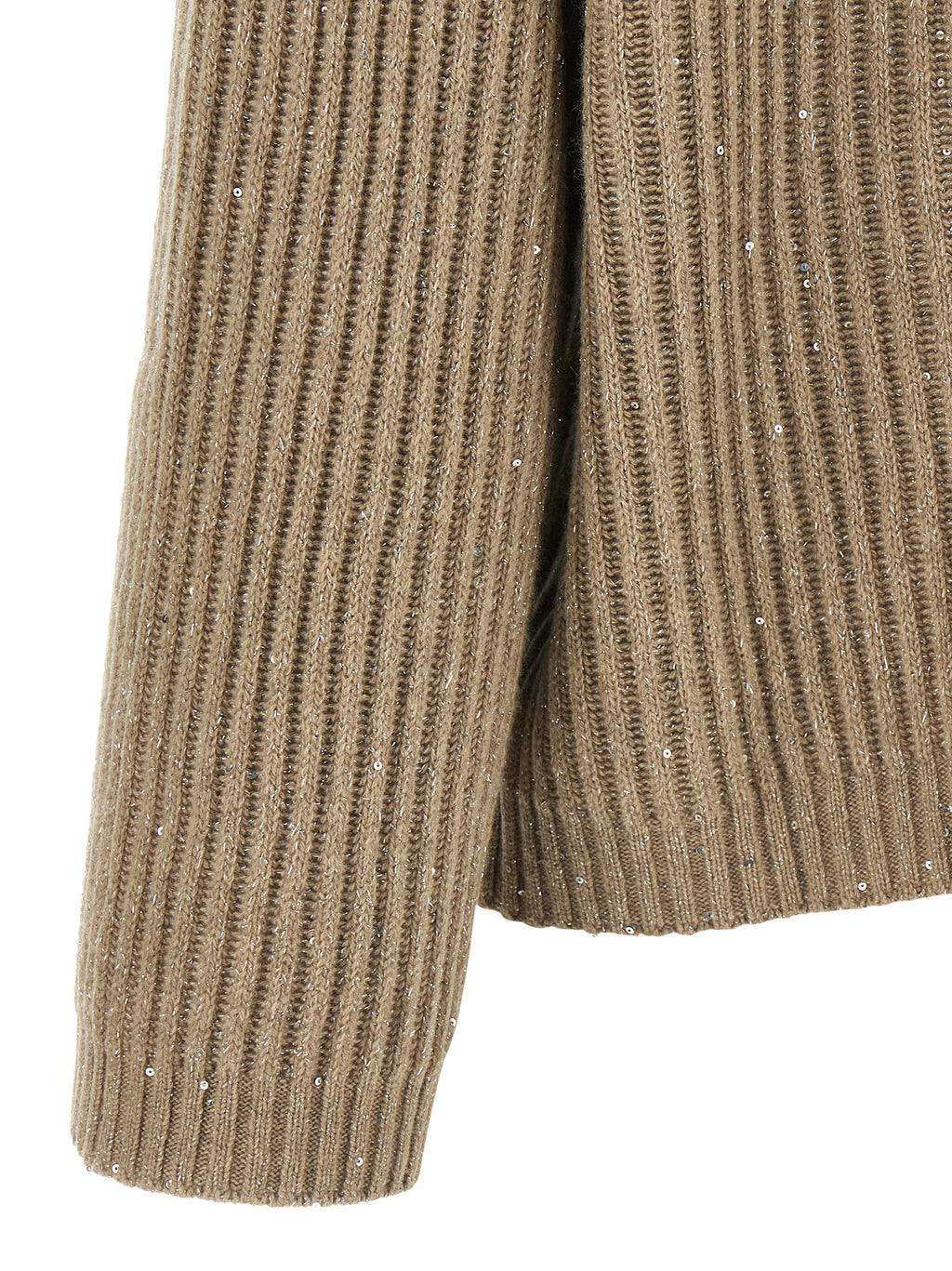 Brunello Cucinelli Beige Cashmere Cardigan