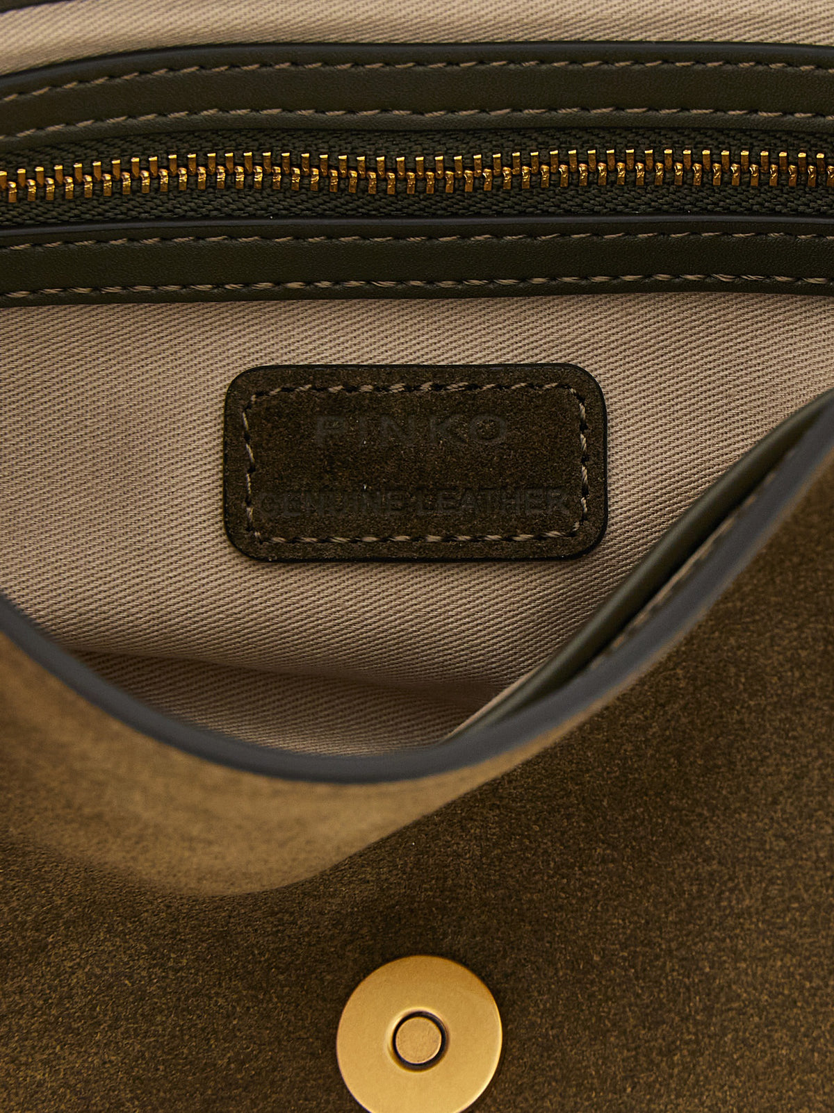 PINKO Bicolor Calfskin Crossbody Bag