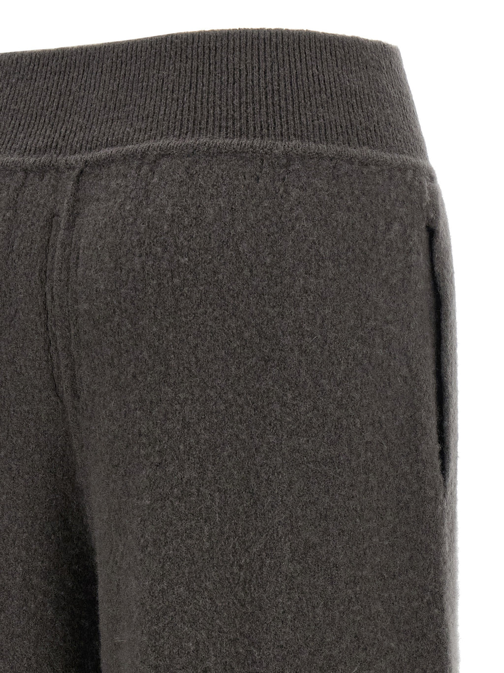 Rick Owens Gray Cashmere Casual Pants