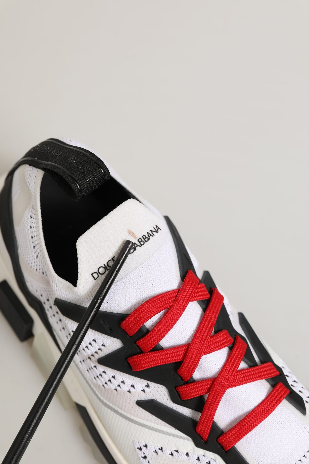 Dolce & Gabbana White SORRENTO Sport Stretch Sneakers Shoes