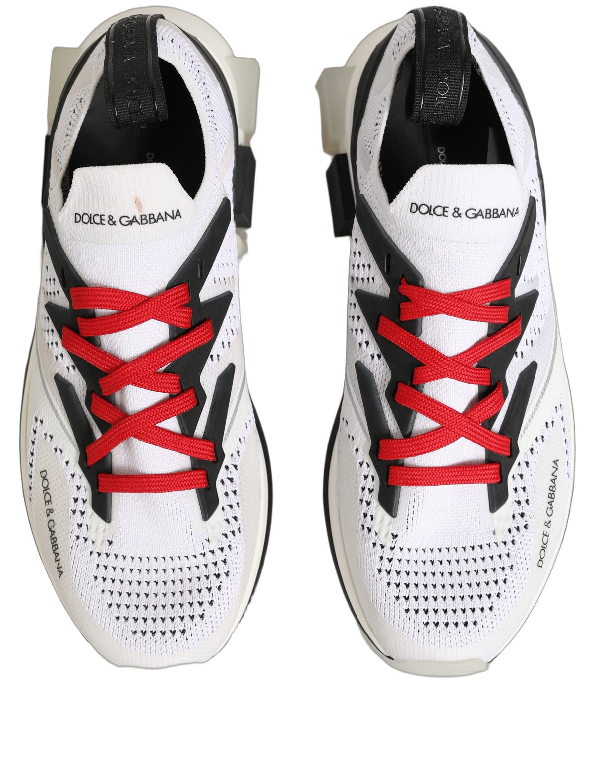Dolce & Gabbana White SORRENTO Sport Stretch Sneakers Shoes