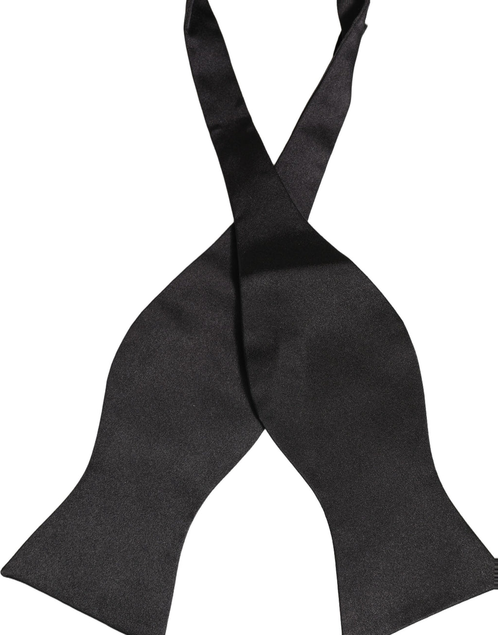 Dolce & Gabbana Men Black 100% Silk Adjustable Neck Papillon Bow Tie