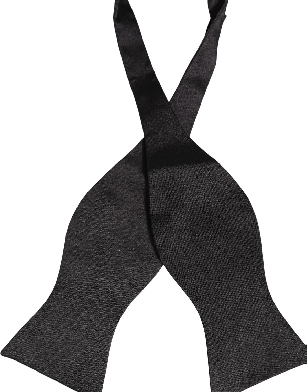 Dolce & Gabbana Men Black 100% Silk Adjustable Neck Papillon Bow Tie