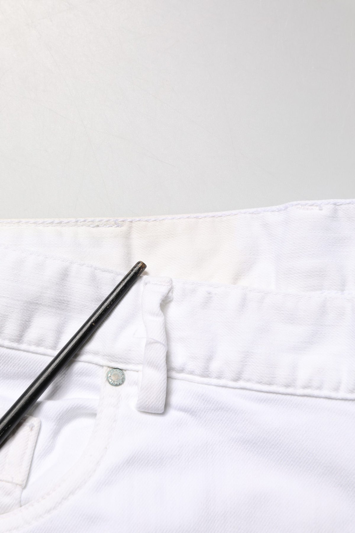 Paul & Shark White Skinny Mid Waist Men Denim Trouser Jeans