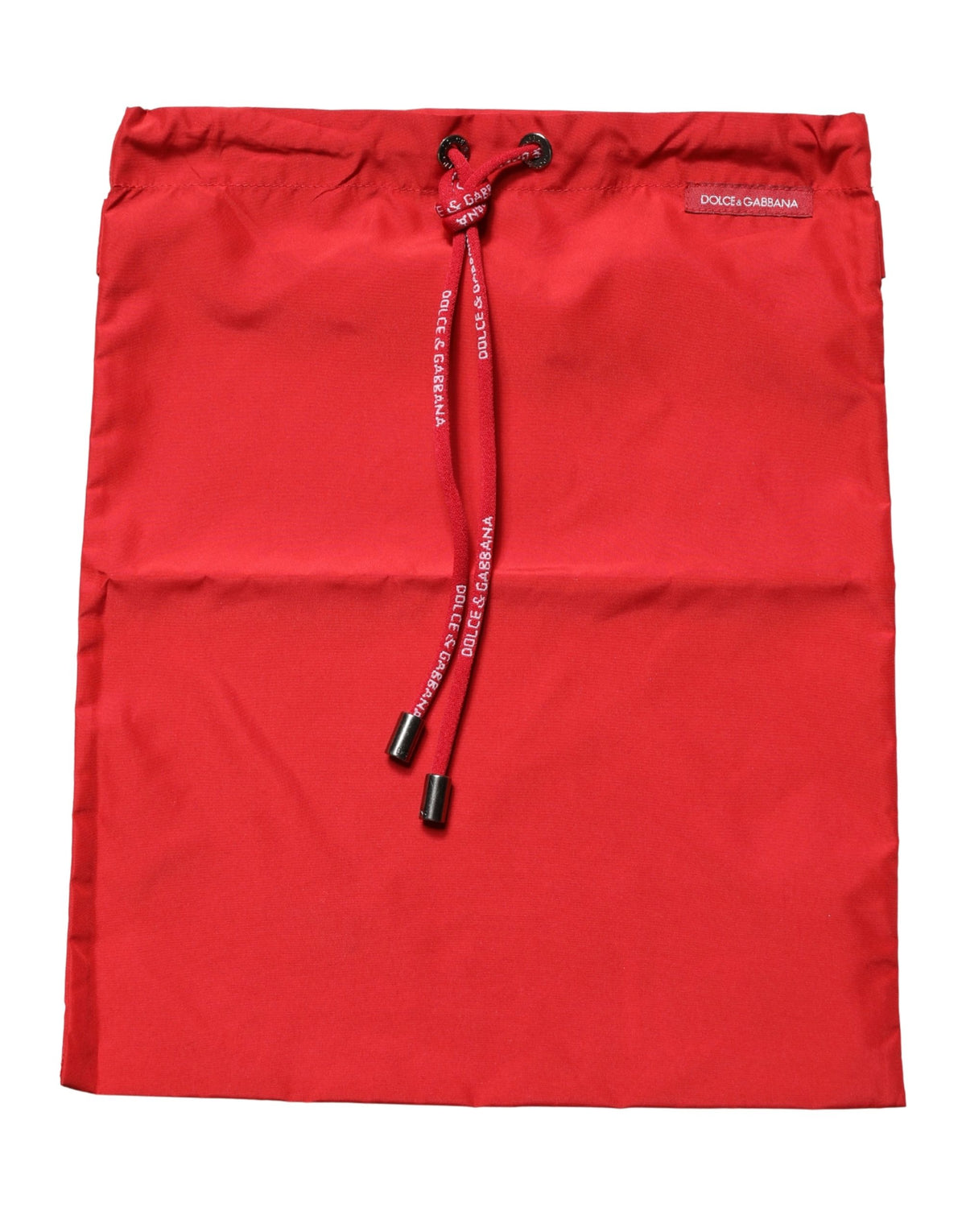 Dolce & Gabbana Red Polyester Drawstring Beach Shorts Swimwear