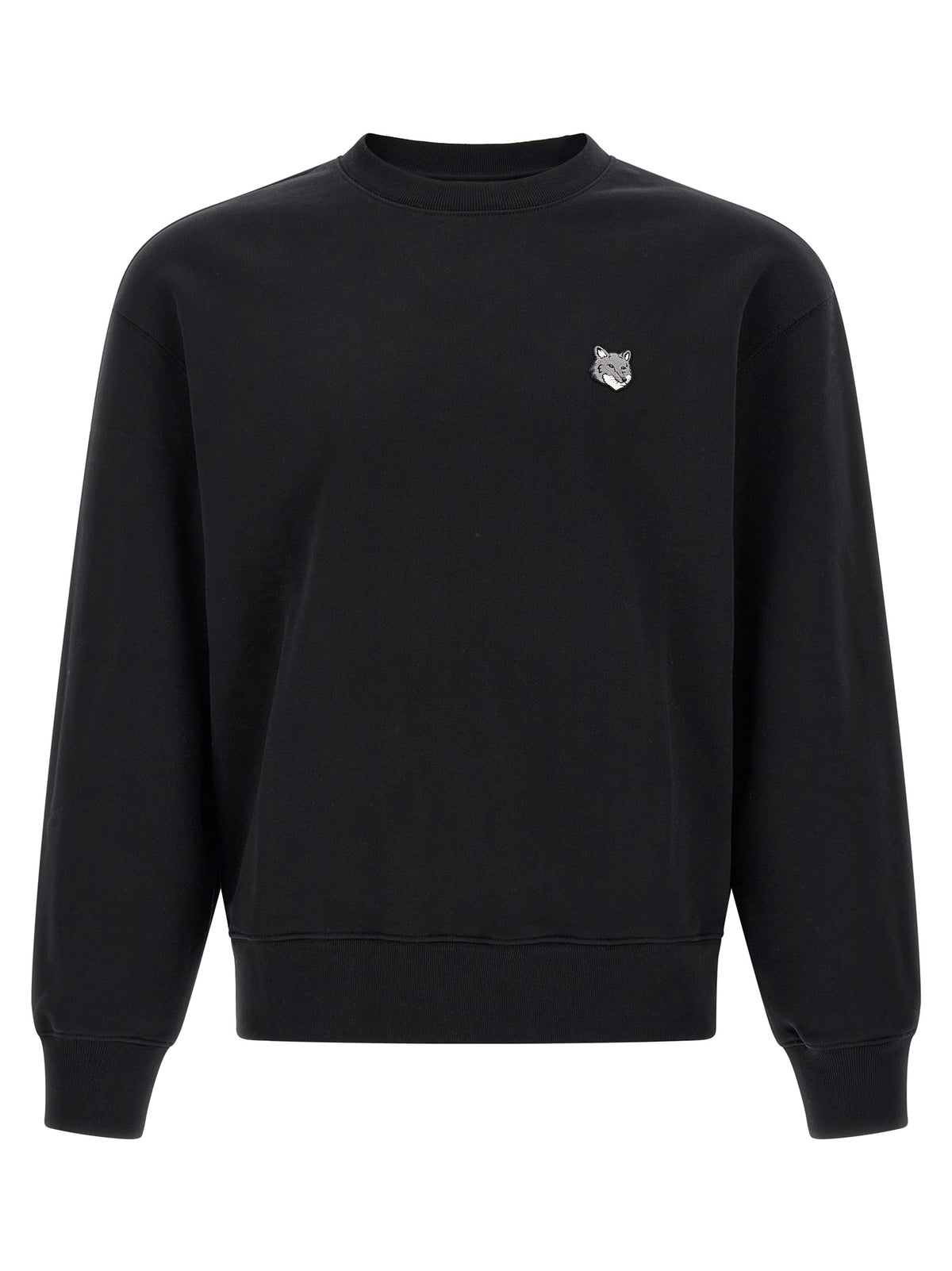 Maison Kitsuné Black Cotton Sweatshirt