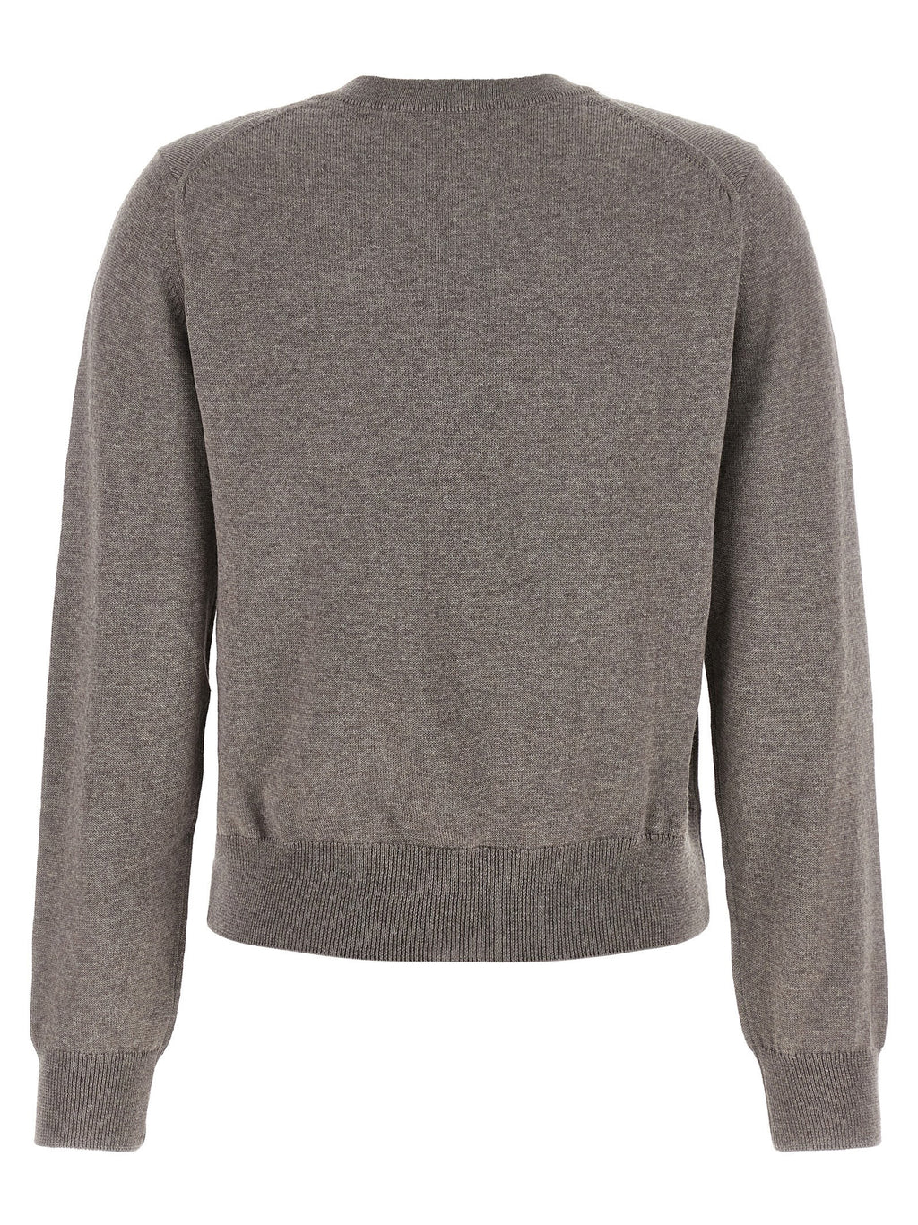 Maison Kitsuné Gray Wool Cardigan