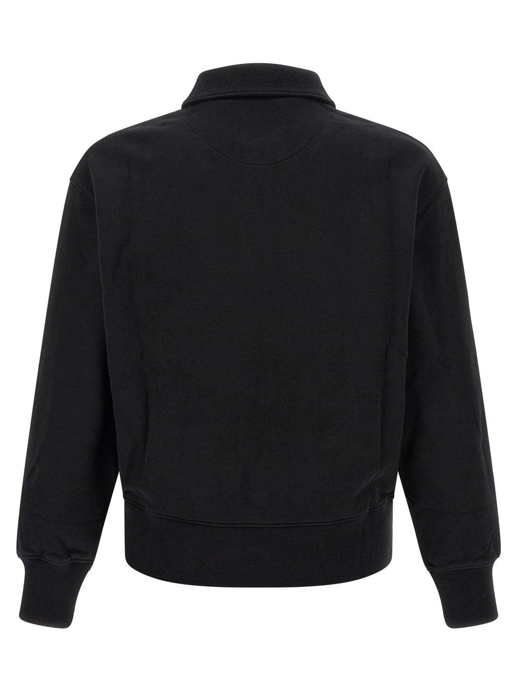 Maison Kitsuné Black Organic Cotton Sweatshirt