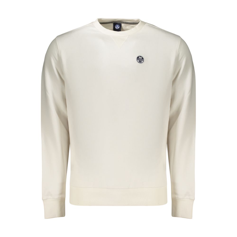 North Sails White Cotton Men's Sweatshirt