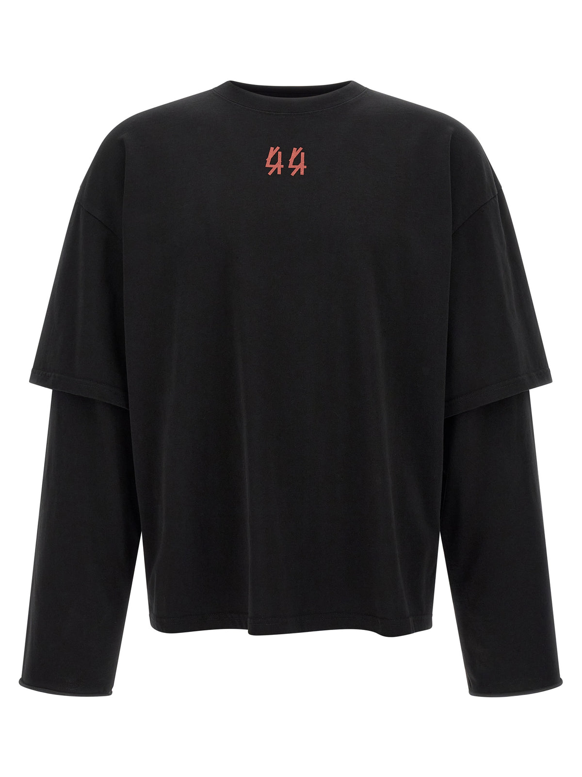 44 Label Group Black Cotton T-Shirt