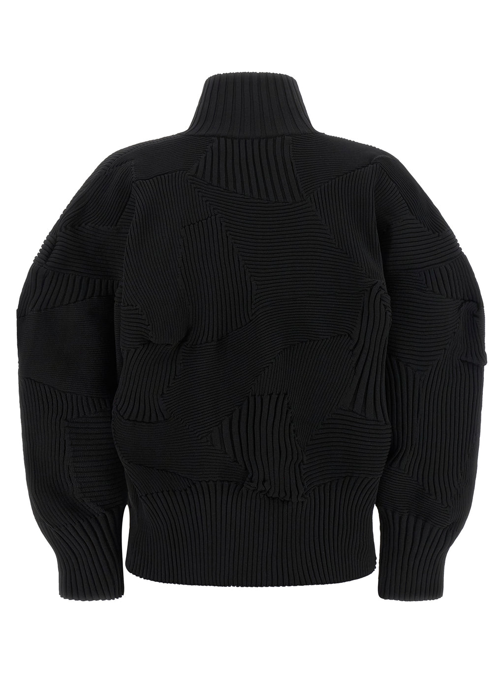 Issey Miyake Black Polyester Full-Length Jacket