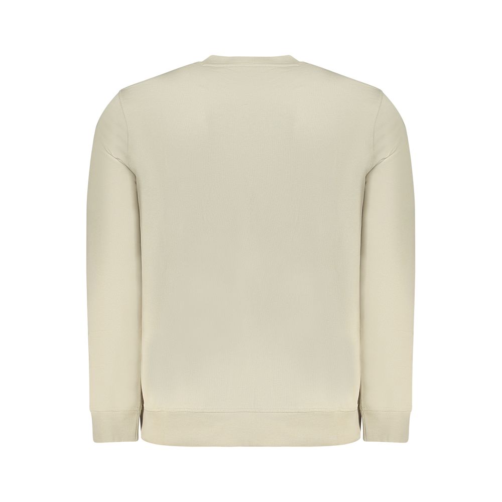 Hugo Boss Beige Cotton Men Sweatshirt