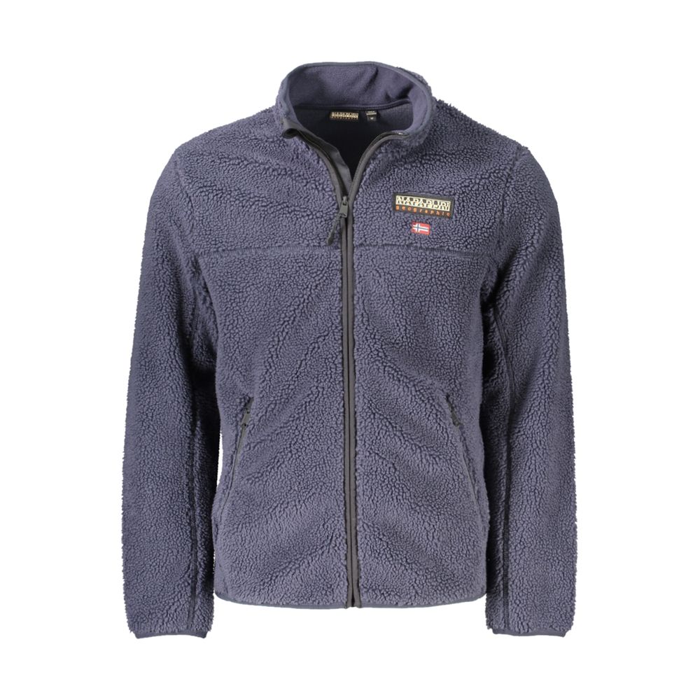 Napapijri Blue Polyester Men's Sweatshirt