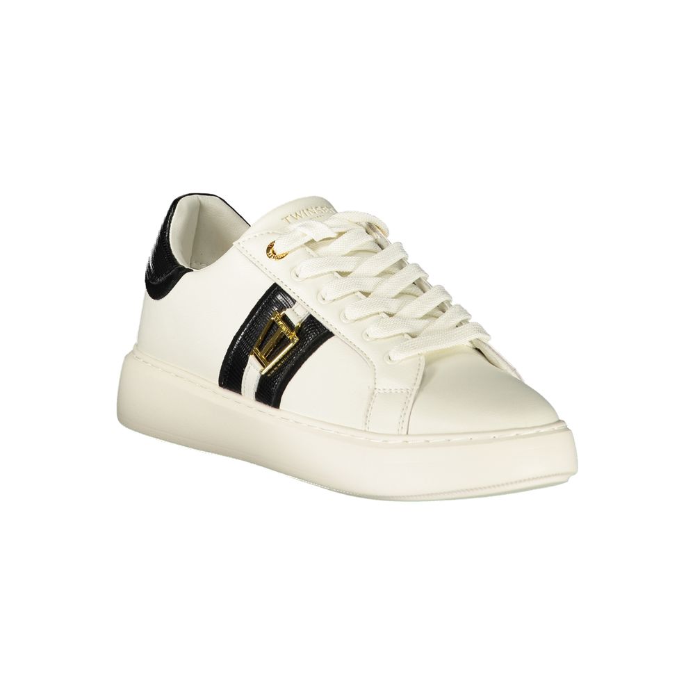 Twinset White Polyurethane Women's Sneaker