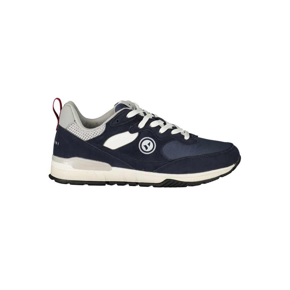 Navigare Blue Polyester Men's Sneaker
