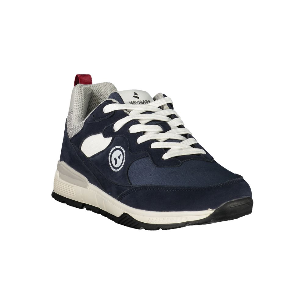 Navigare Blue Polyester Men's Sneaker
