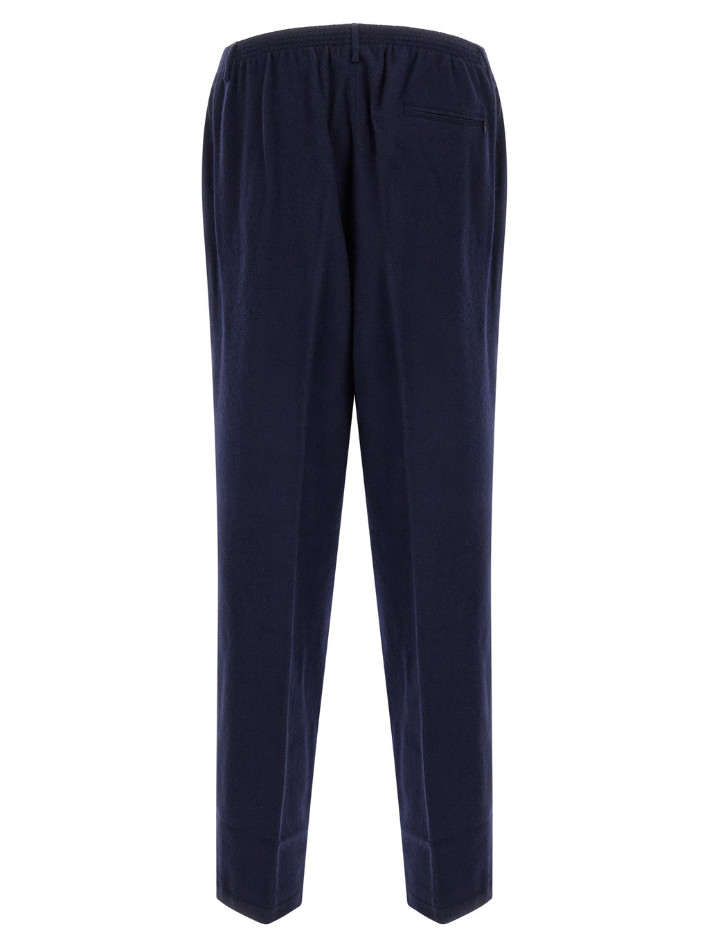 CELLAR DOOR Blue Virgin Wool Casual Pants