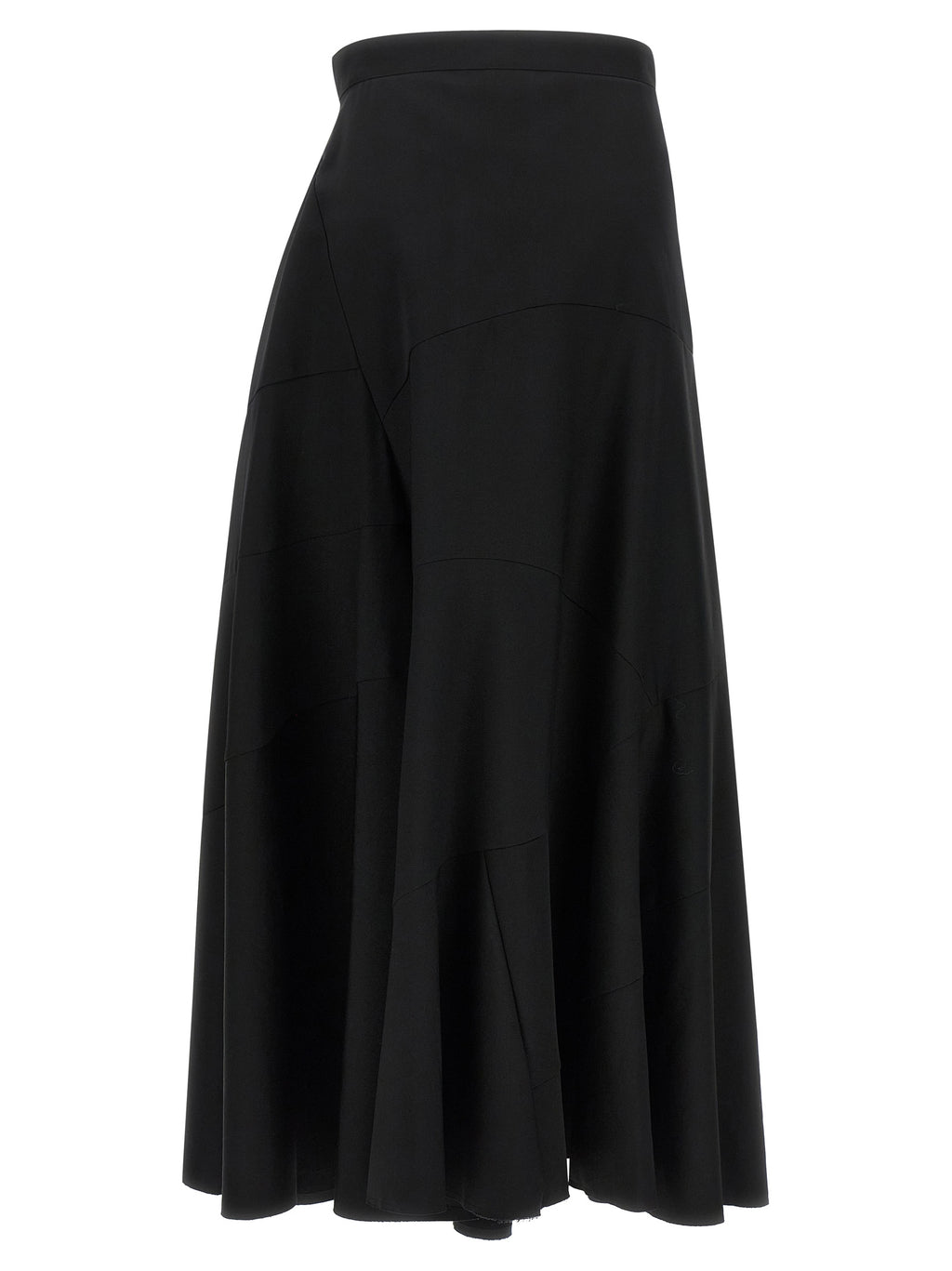 Junya Watanabe Black Wool Flared Pants