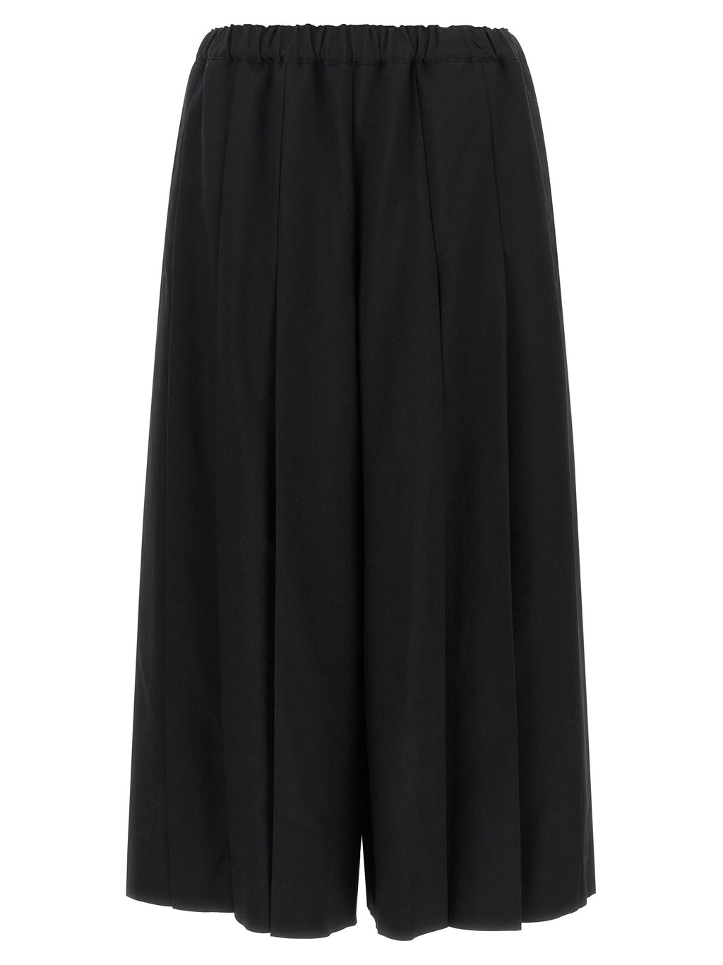 Comme Des Garçons Black Wool Casual Pants
