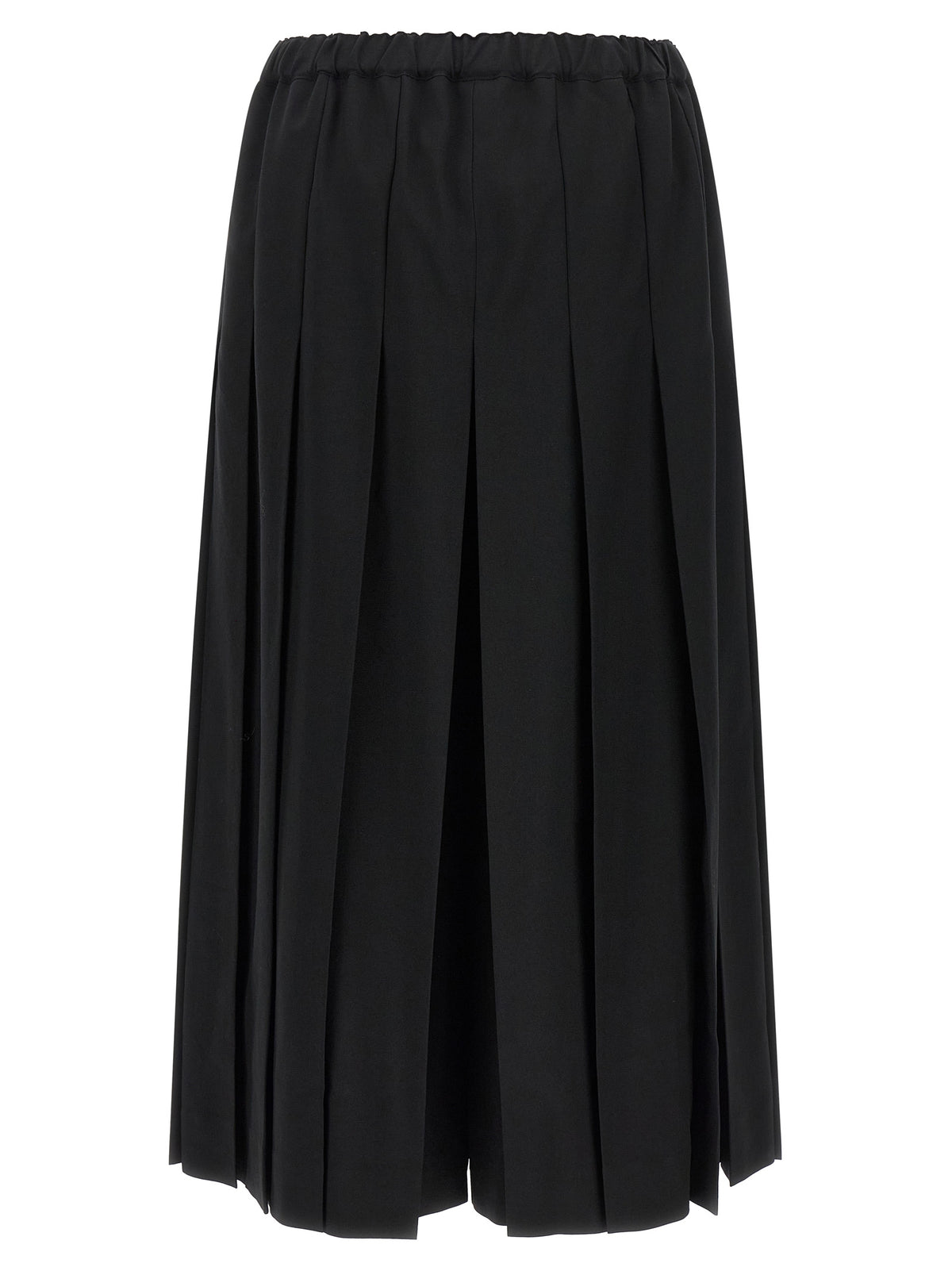 Comme Des Garçons Black Wool Casual Pants