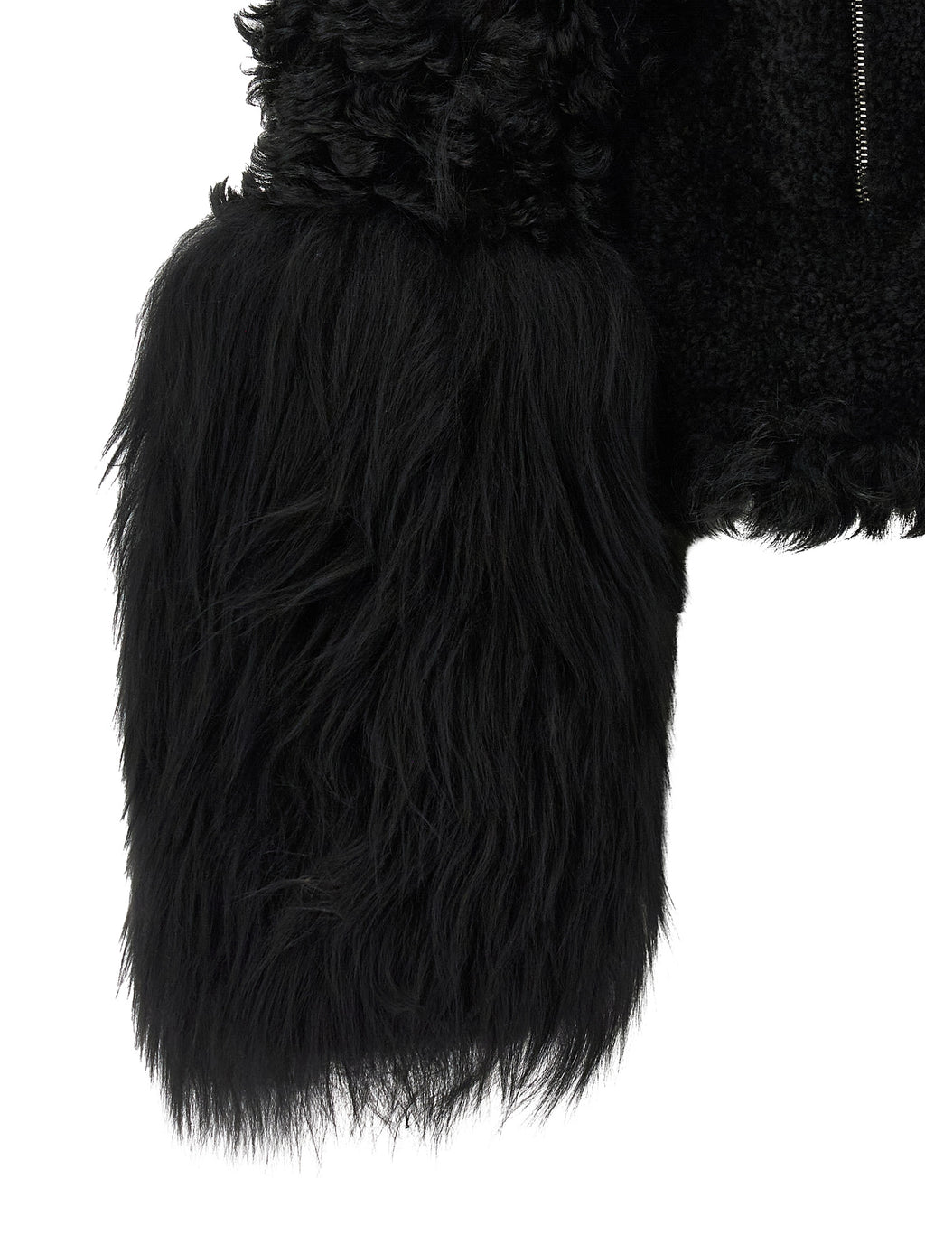 Fendi Black Lamb Leather Biker Jacket