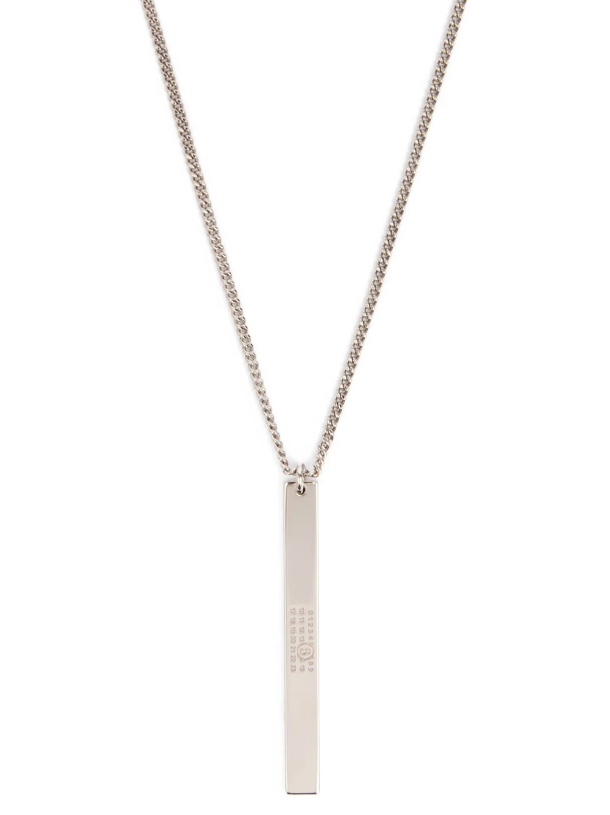 MM6 Maison Margiela Silver Brass Necklace