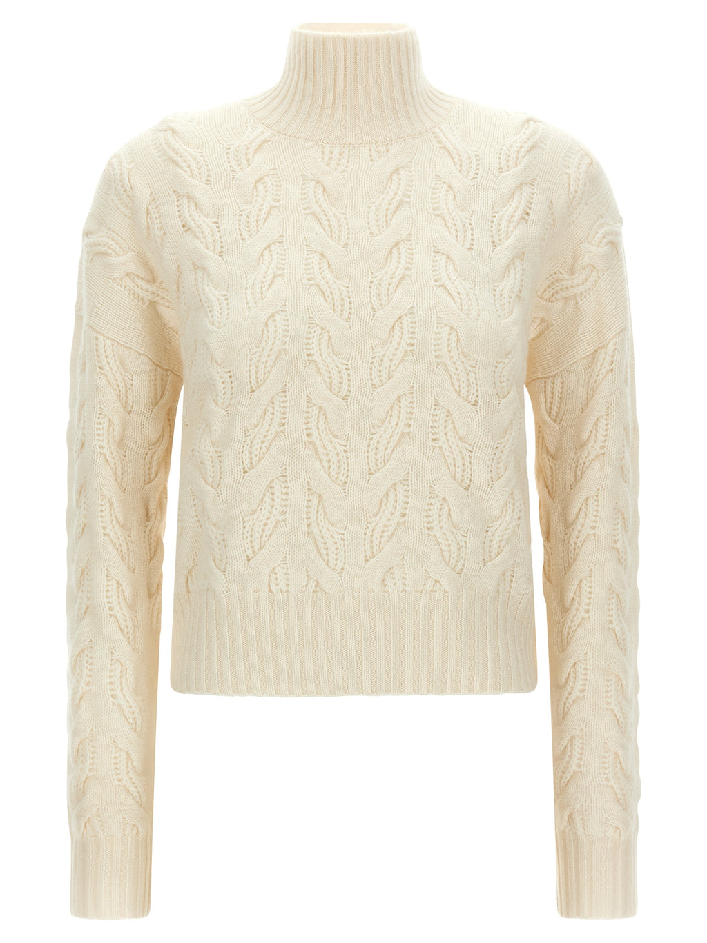 Max Mara White Wool Cardigan