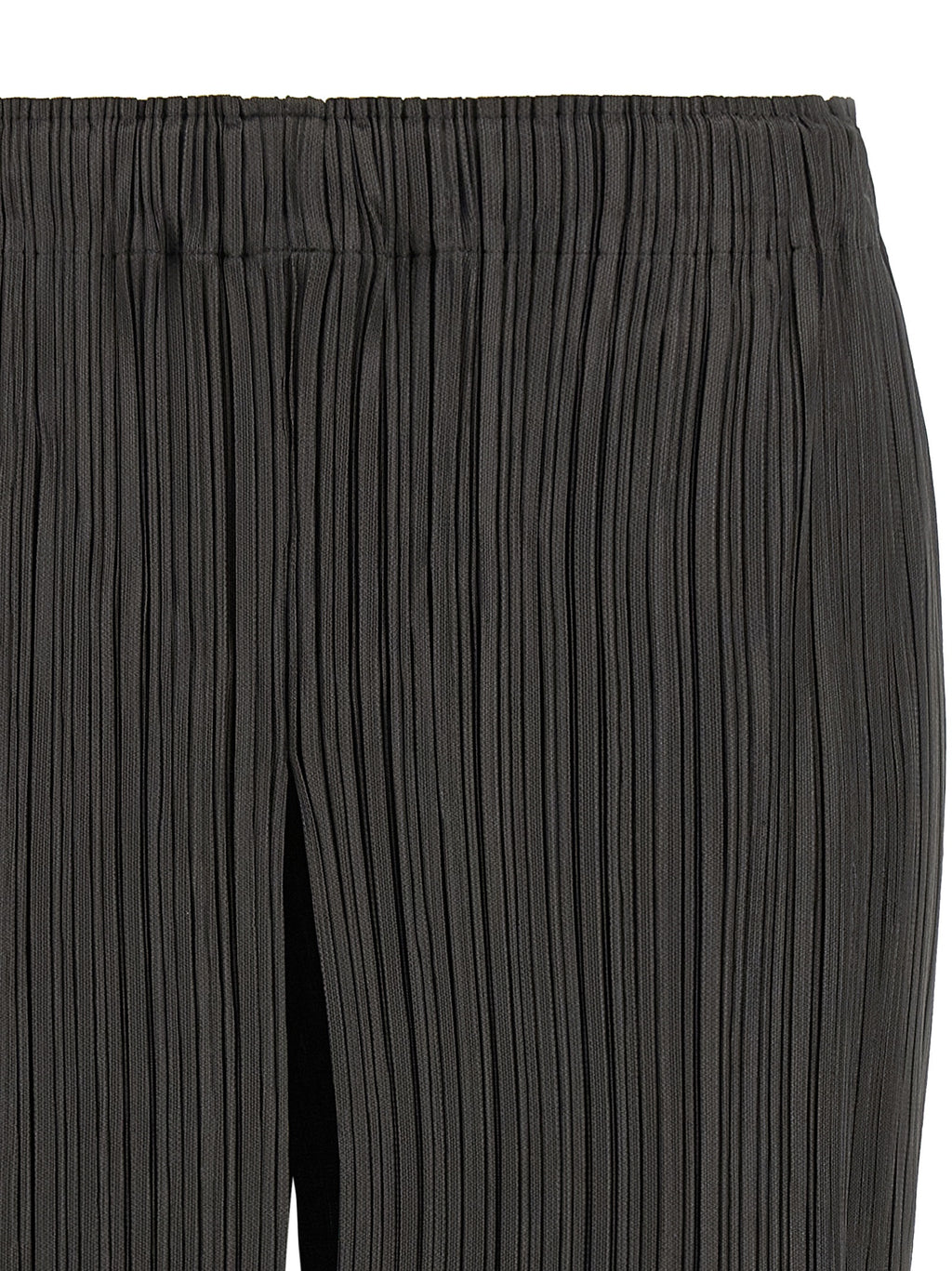 PLEATS PLEASE ISSEY MIYAKE Gray Polyester Bermuda Shorts